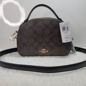 Coach Serena in monogram brown